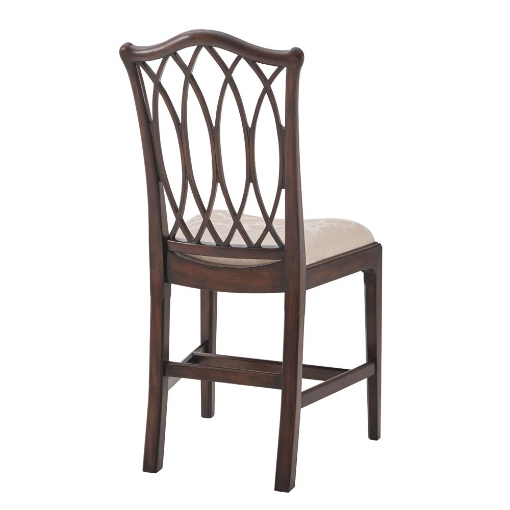 Dimensions: cm. W 53.98 x D 58.42 x H 96.52  Seat height: cm. 51.44