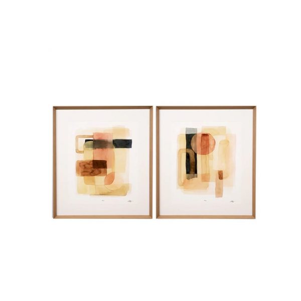 Kourtis Inhouse Eichholtz Print Sand Shaped by Grace Popp set of 2