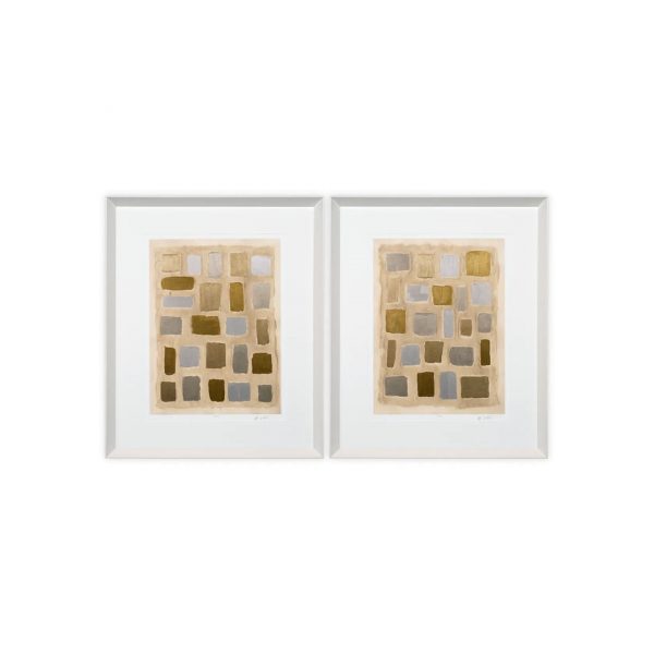 Kourtis Inhouse Eichholtz Print Sand Shaped by Michael Willett set of 2