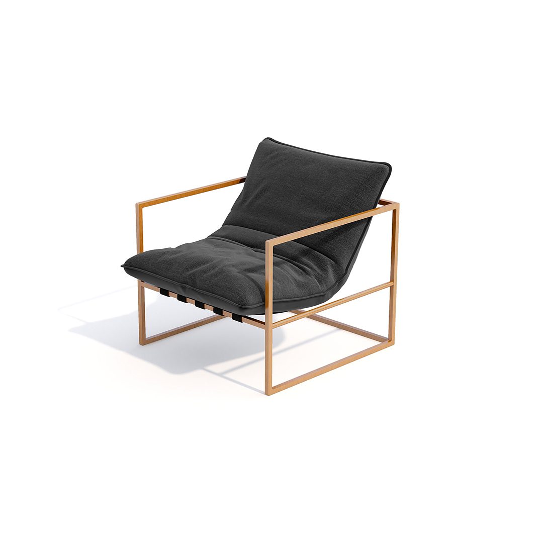 kourtis outdoor coral teak lounge chair living