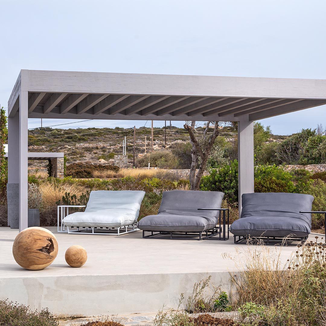 kourtis outdoor coral lounger  living