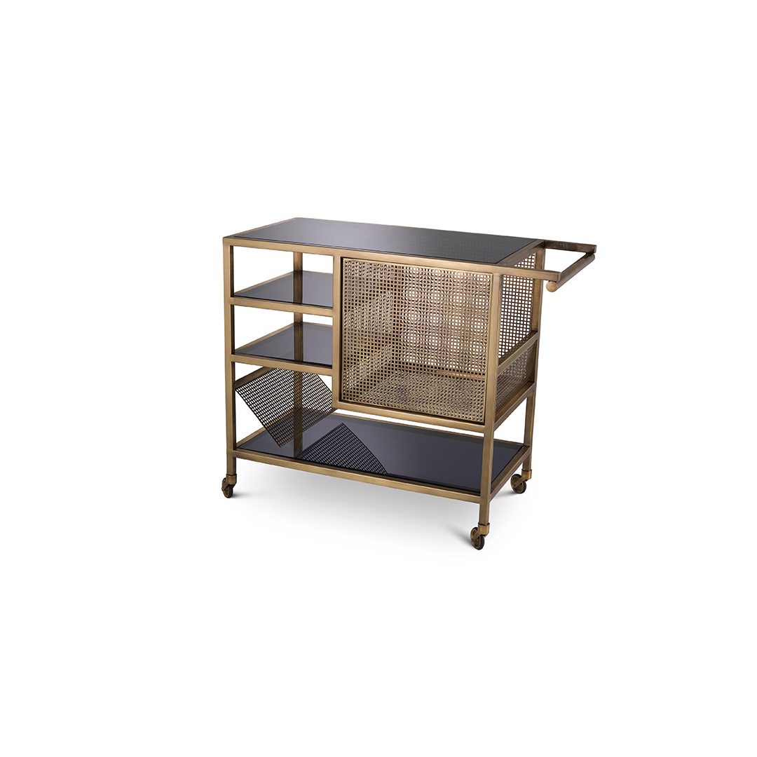 Kourtis Inhouse Eichholtz Trolley Table Sterling