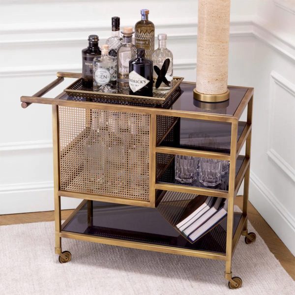 Kourtis Inhouse Eichholtz Trolley Table Sterling