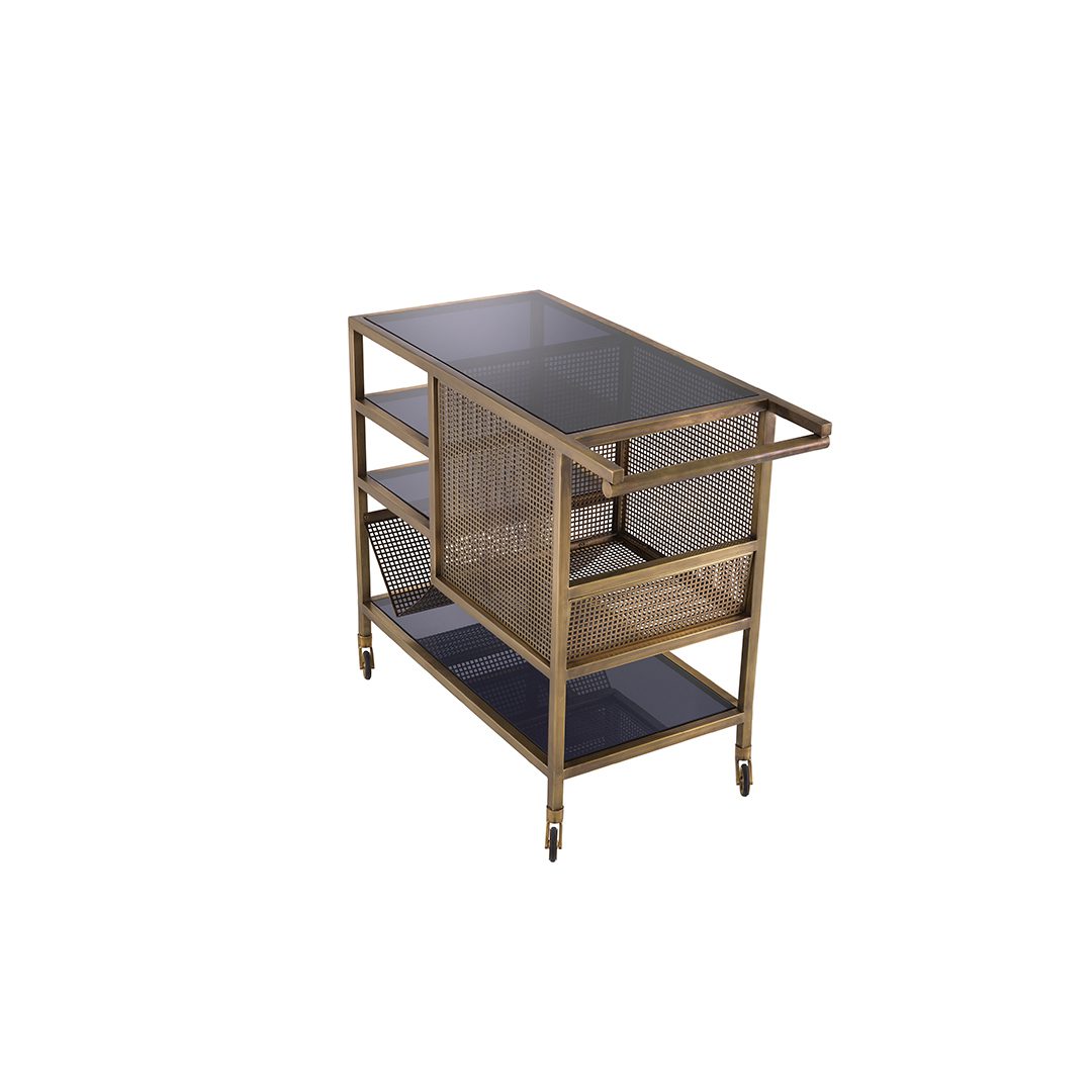 Kourtis Inhouse Eichholtz Trolley Table Sterling